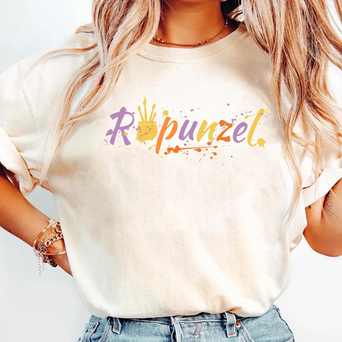 Rapunzel Painting Splash Ink Shirt 4