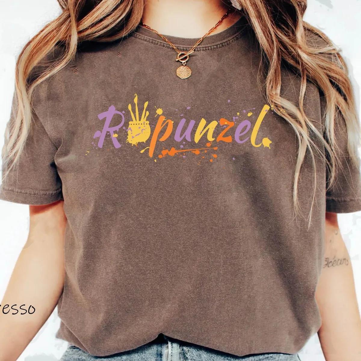 Rapunzel Painting Splash Ink Shirt 5