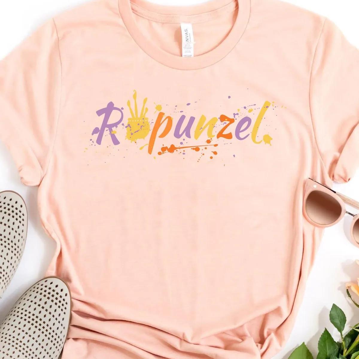 Rapunzel Painting Splash Ink Shirt 6