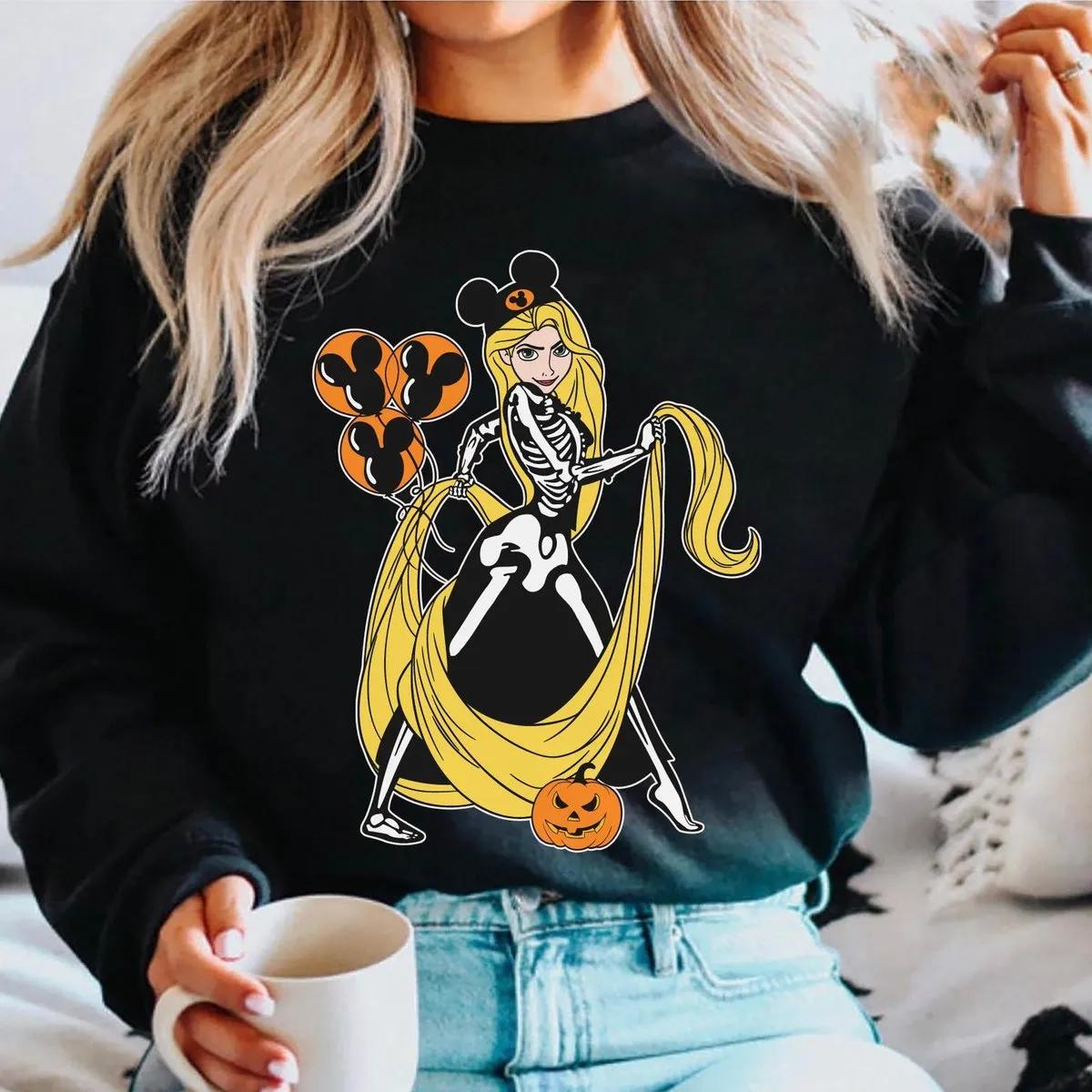 Rapunzel Princess Skeleton Costume Shirt 1