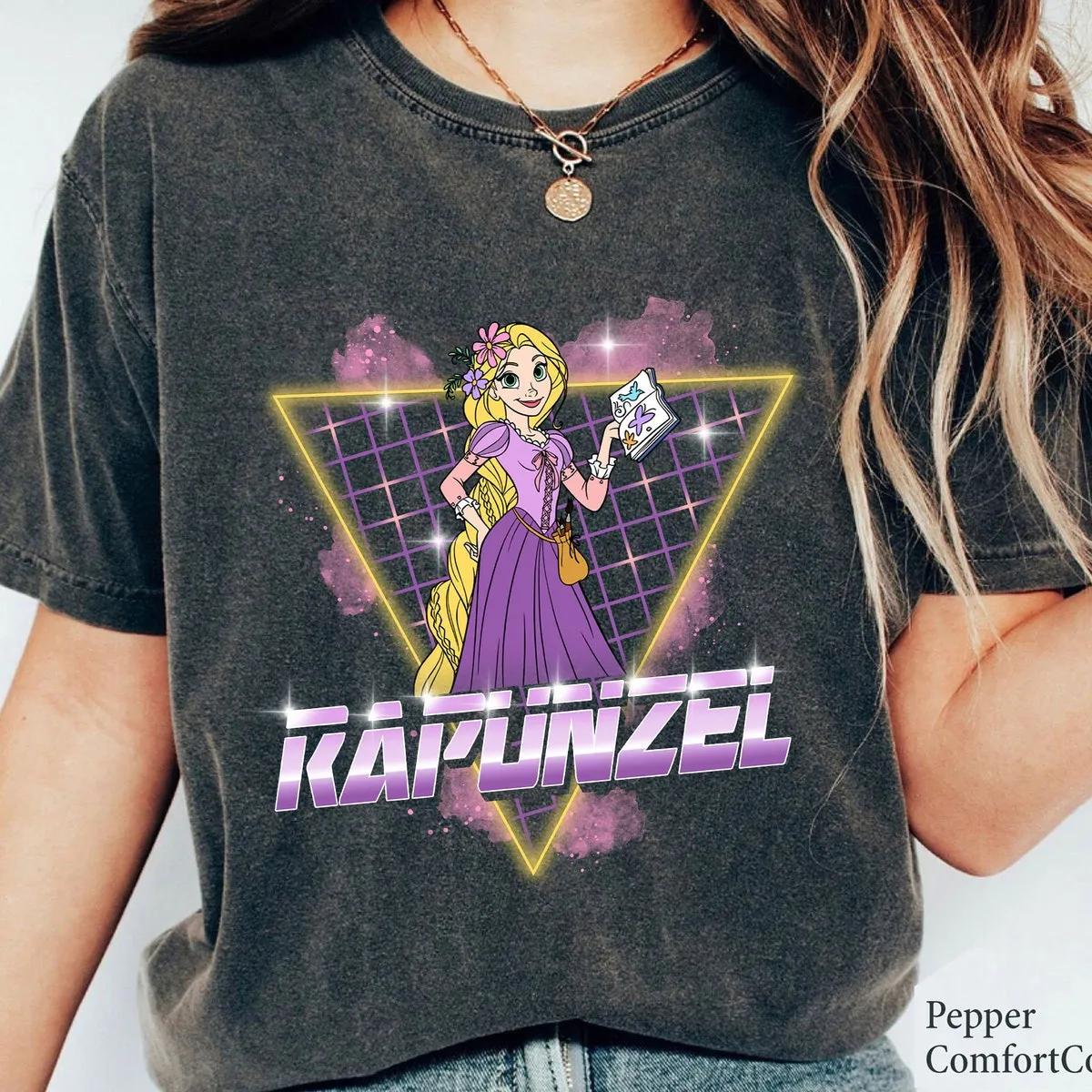 Rapunzel Tangled 90s Retro Disney Princess Shirt 1 1