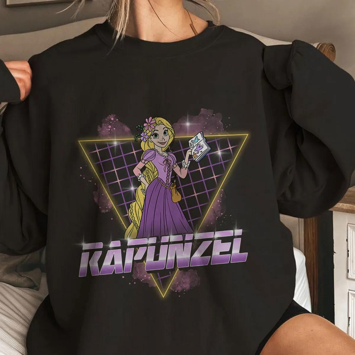 Rapunzel Tangled 90s Retro Disney Princess Shirt 3 1