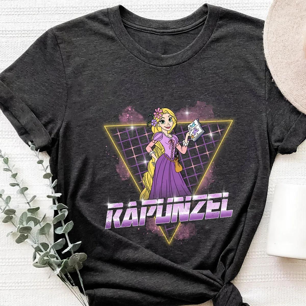 Rapunzel Tangled 90s Retro Disney Princess Shirt 4 1