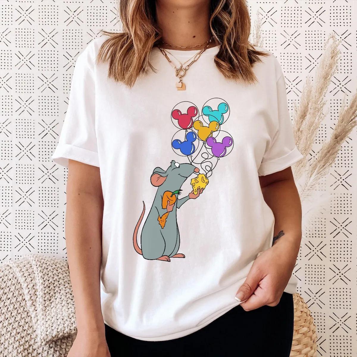 Ratatouille Remy Little Chef Balloon Mickey Ears Shirt 2