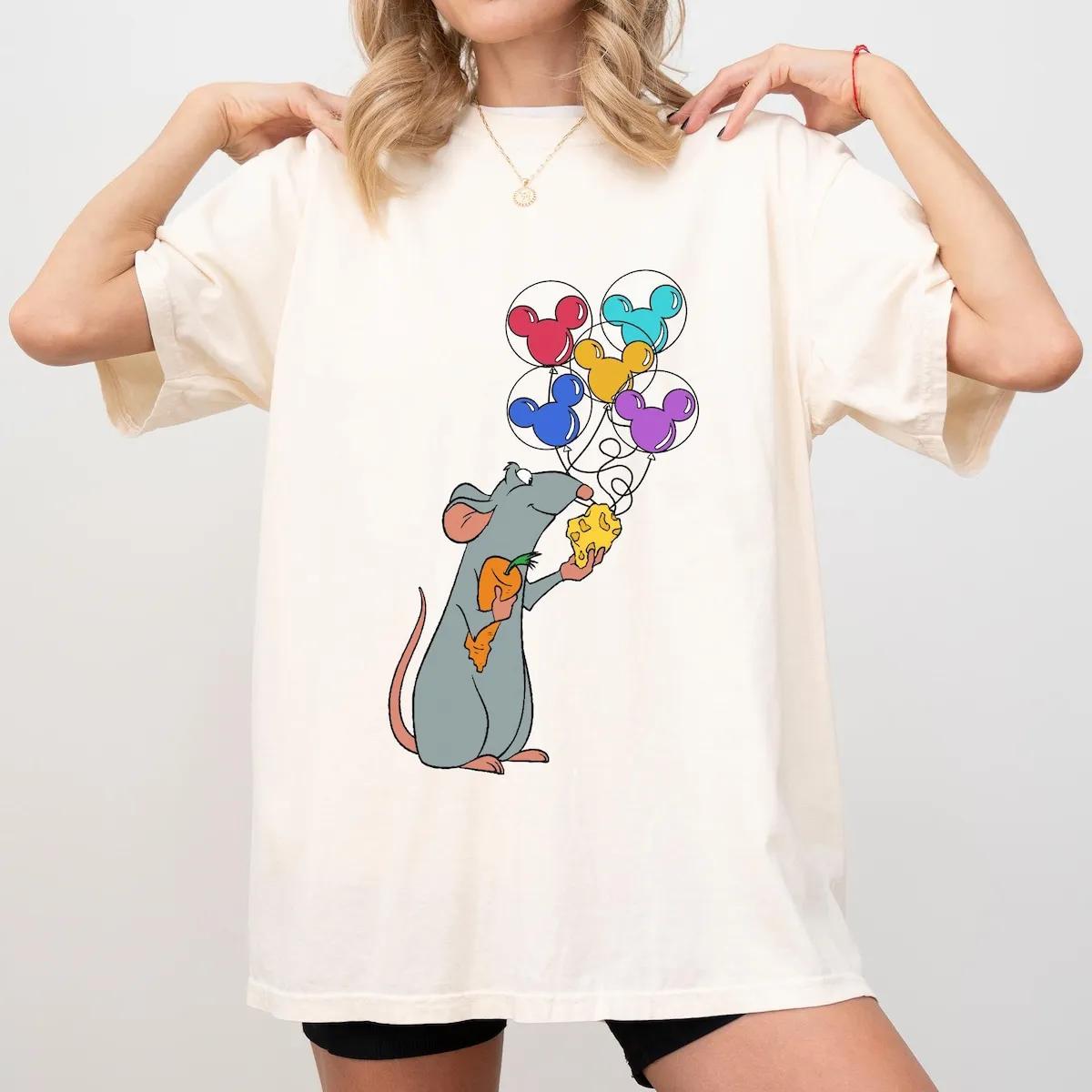 Ratatouille Remy Little Chef Balloon Mickey Ears Shirt 3