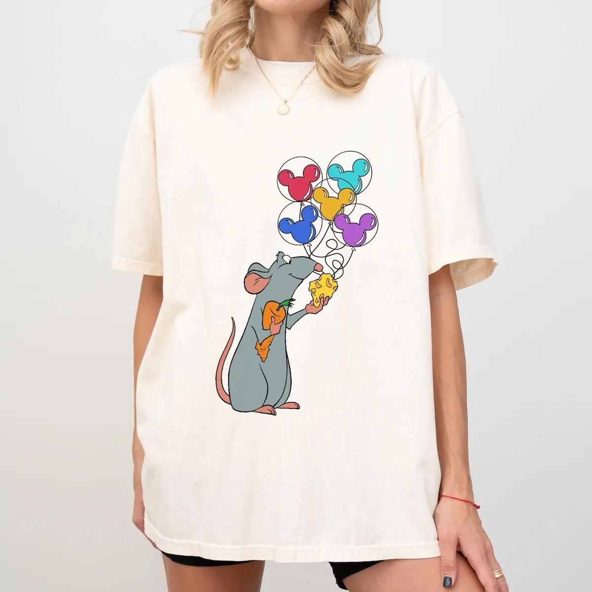 Ratatouille Remy Little Chef Balloon Mickey Ears Shirt 4