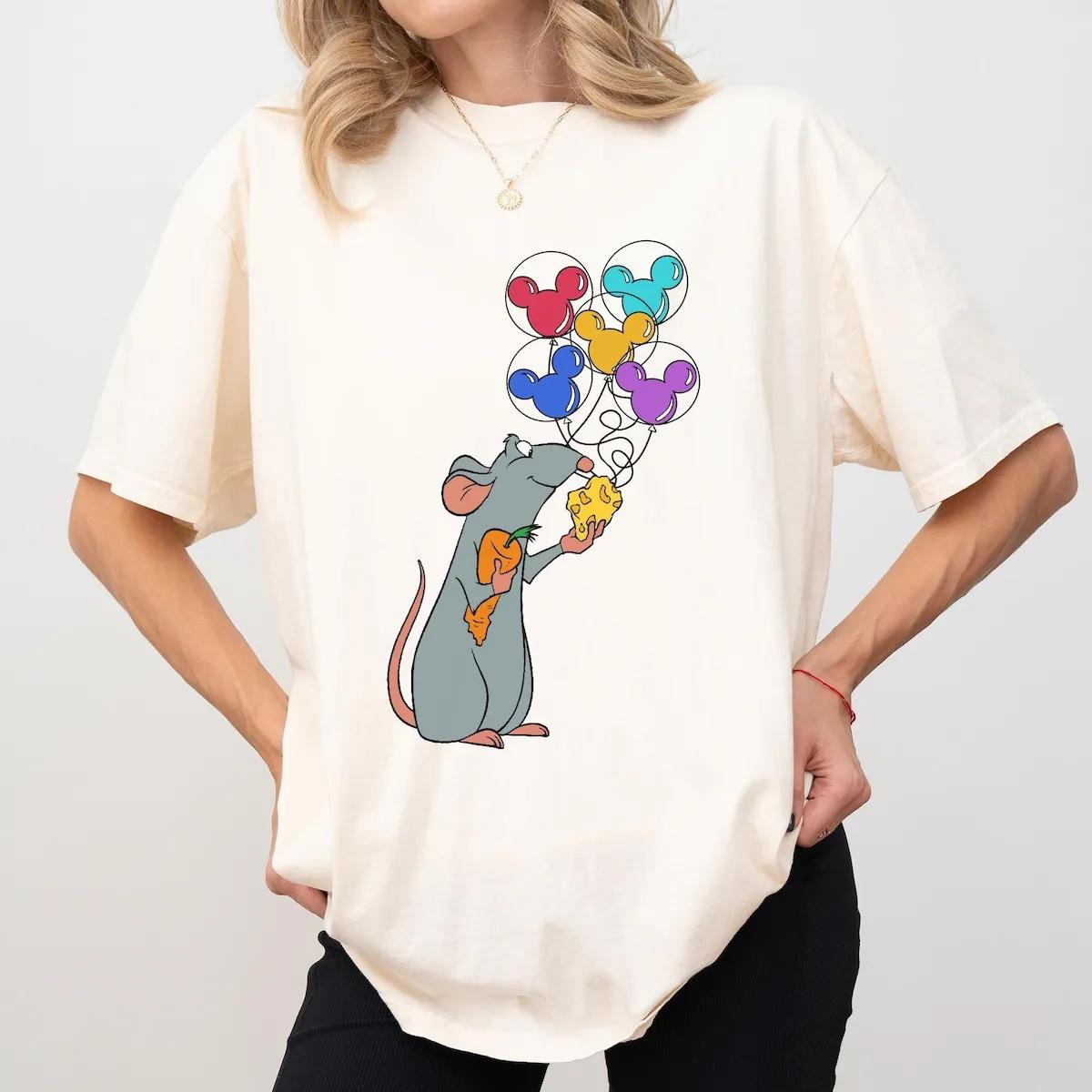 Ratatouille Remy Little Chef Balloon Mickey Ears Shirt 5