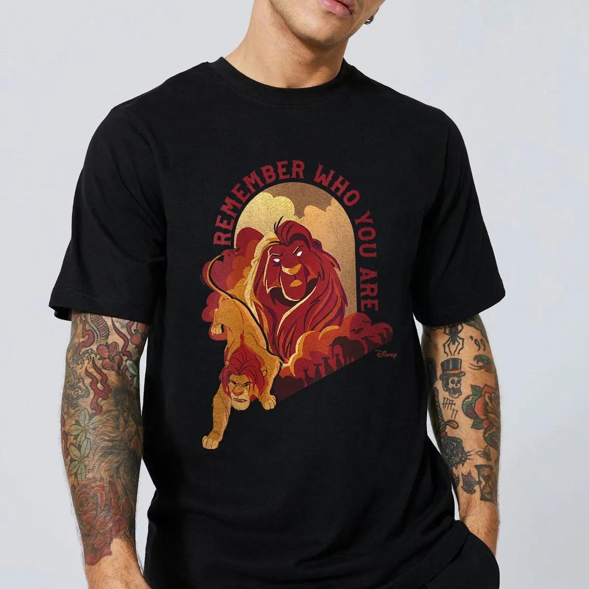 Remember Who You Are The Lion King Scar And Mufasa Shirt 1