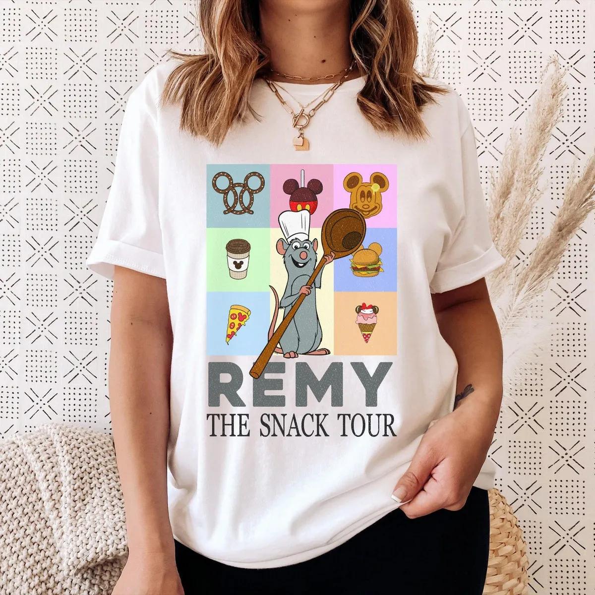 Remy Mouse The Snack Tour Ratatouille Snaking Around The World Shirt 3 1