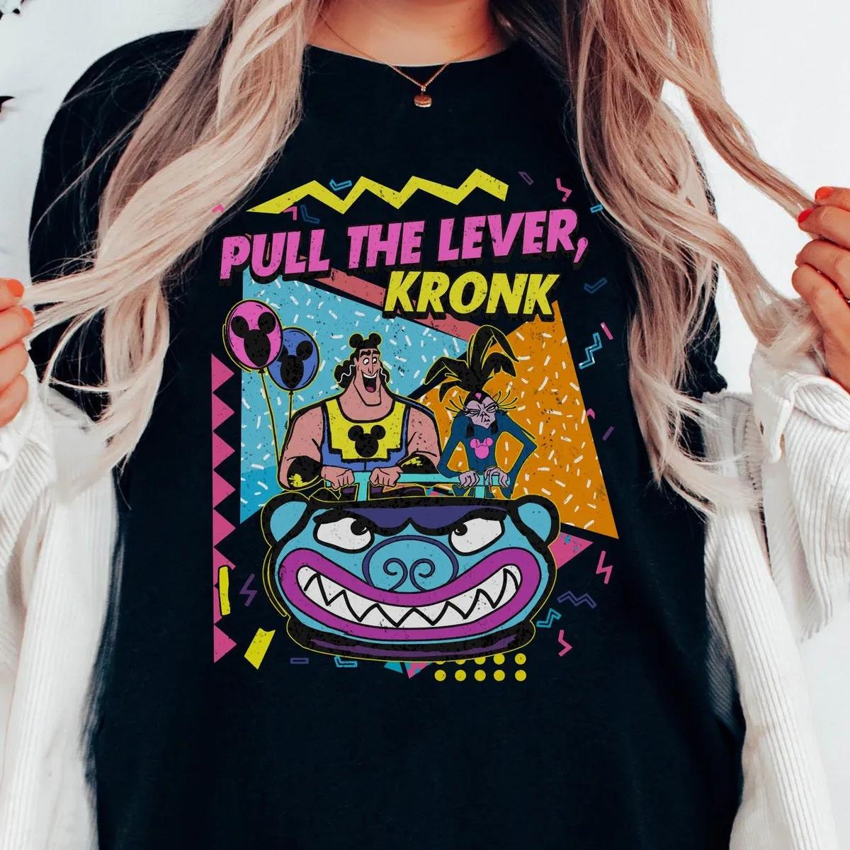 Retro 90s Kronk and Yzma Pull the Lever Kronk Shirt 1 1