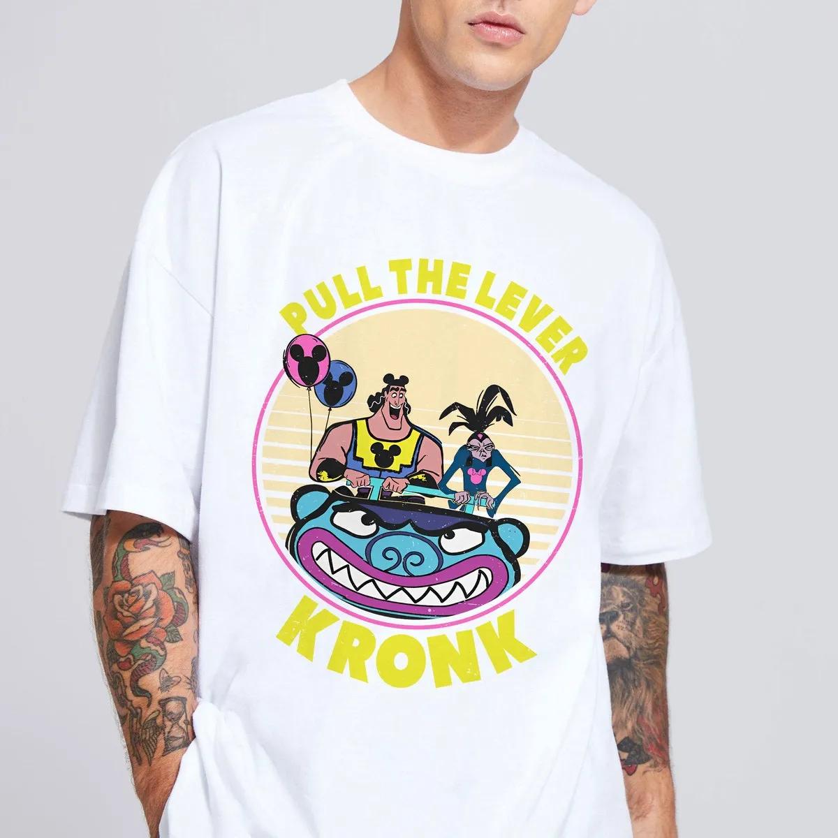 Retro 90s Yzma And Kronk Pull The Lever Disney Shirt 5 1