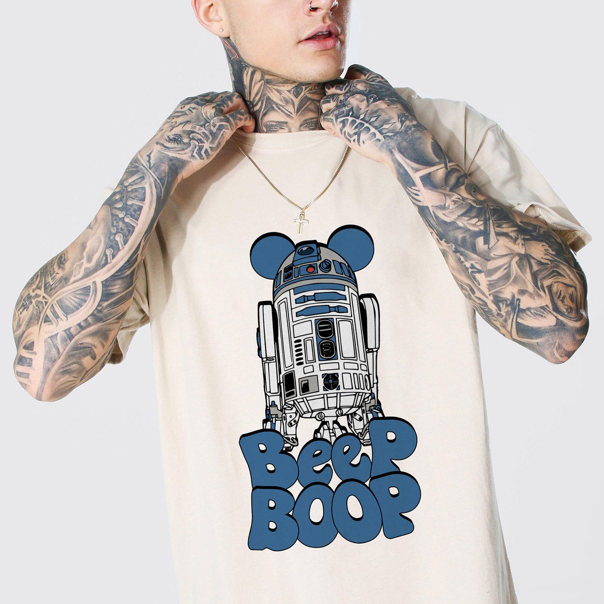 Retro R2D2 Beep Boop Vintage Retro Star Wars Shirt 4