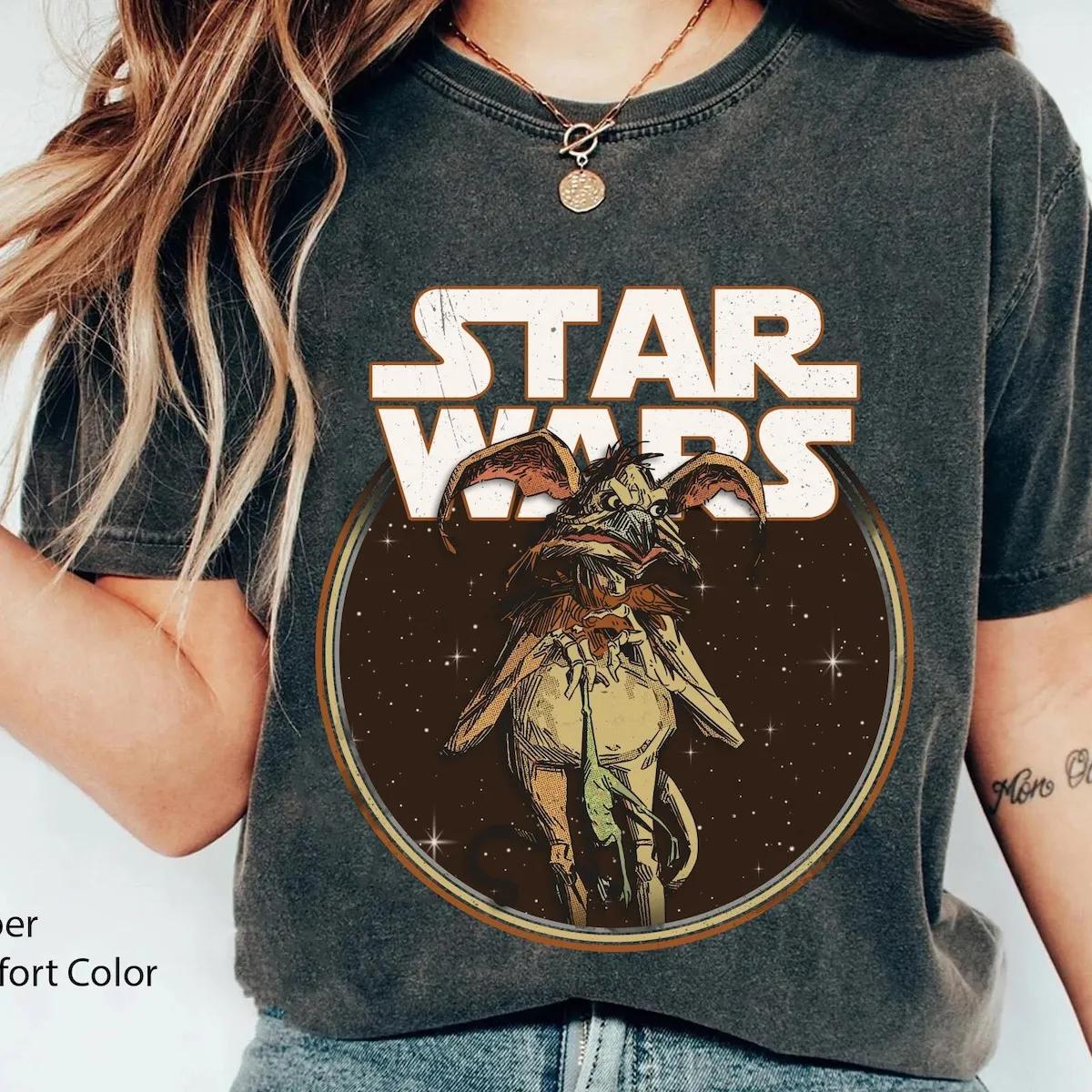 Salacious B Crumb Portrait Star Wars Shirt 2