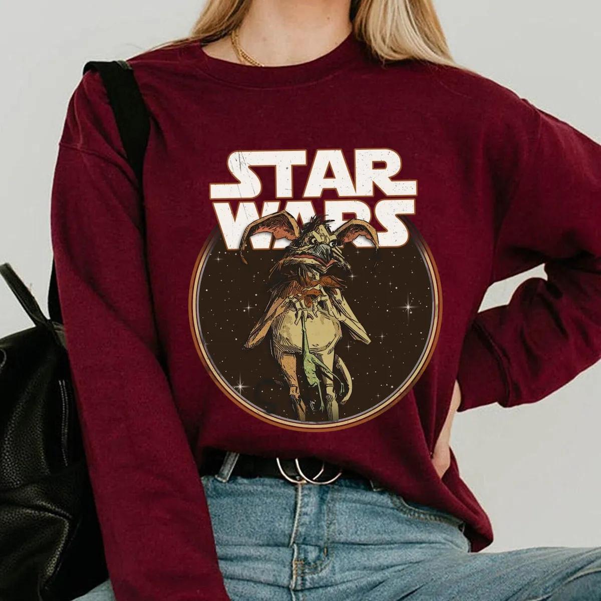 Salacious B Crumb Portrait Star Wars Shirt 3