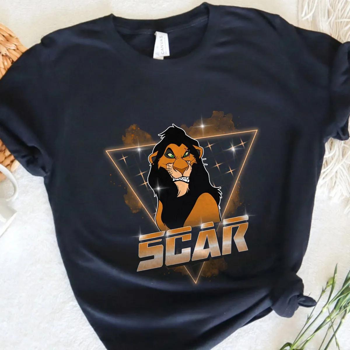 Scar Disney Villains 90s Retro The Lion King Shirt 3 1