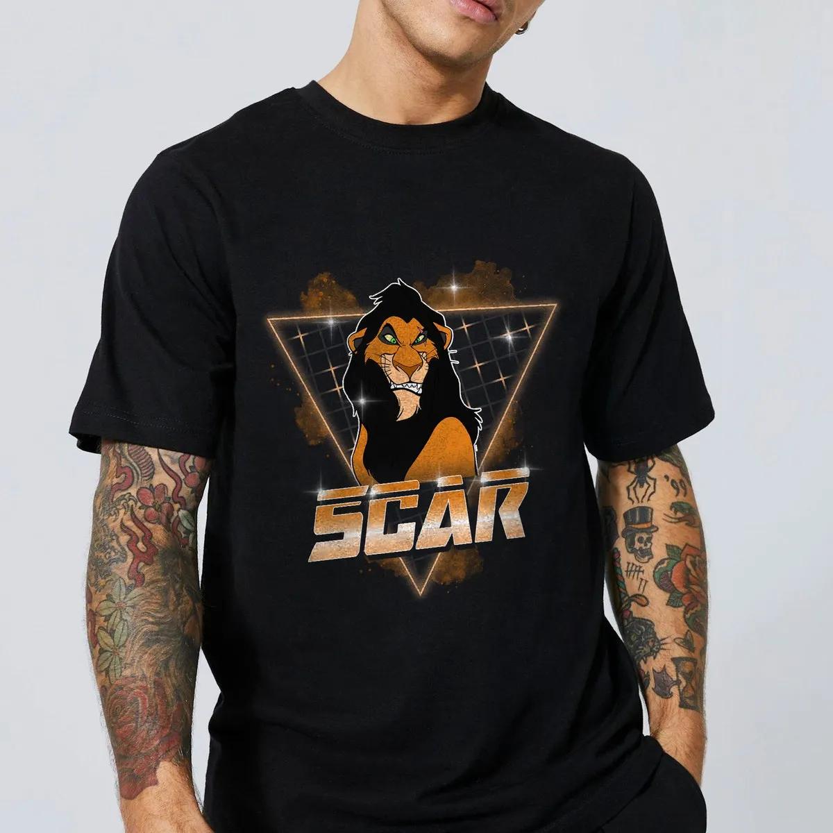 Scar Disney Villains 90s Retro The Lion King Shirt 5 1