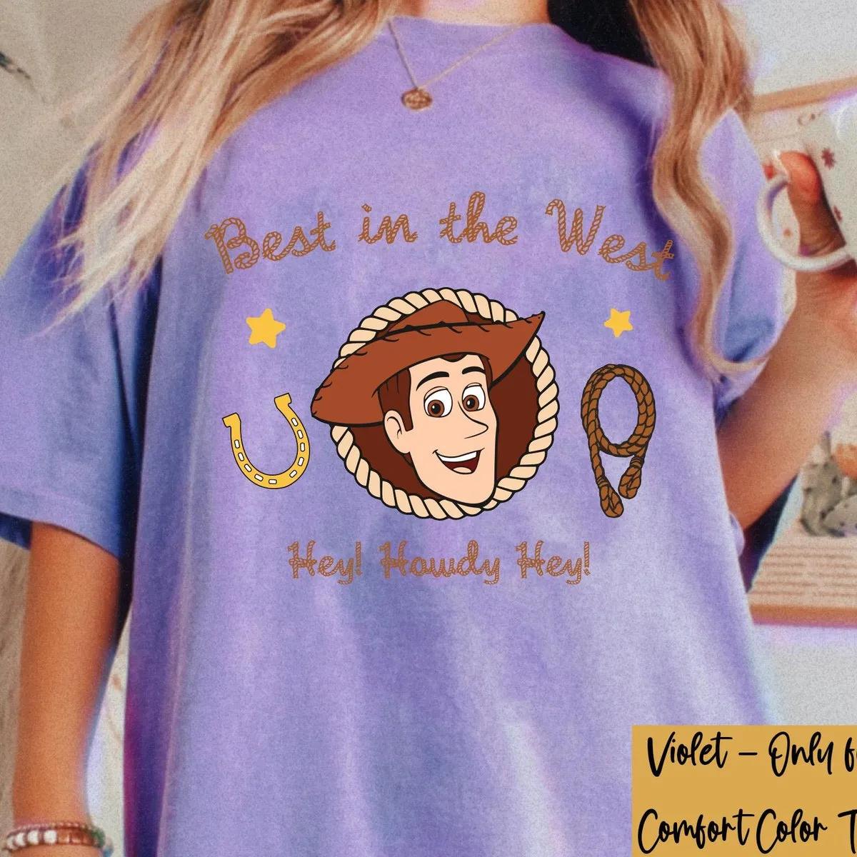 Sheriff Woody Toy Story Shirt Western Cowboy Howdy Tee 5