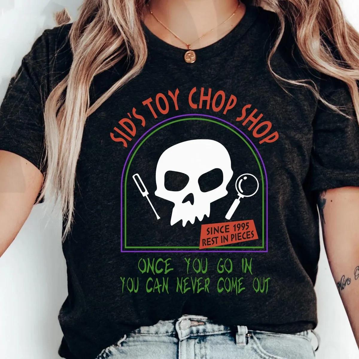 Sid Skull 1995 Sids Toy Chop Shop Shirt 2