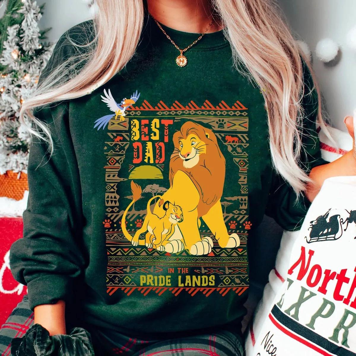 Simba and Mufasa Best Dad In Pride Lands Shirt 2