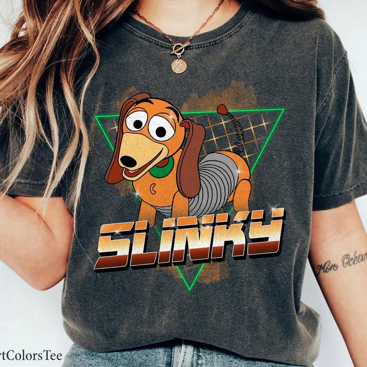 Slinky Dog 80s Retro Toy Story ABS Of Steel Shirt 1 1