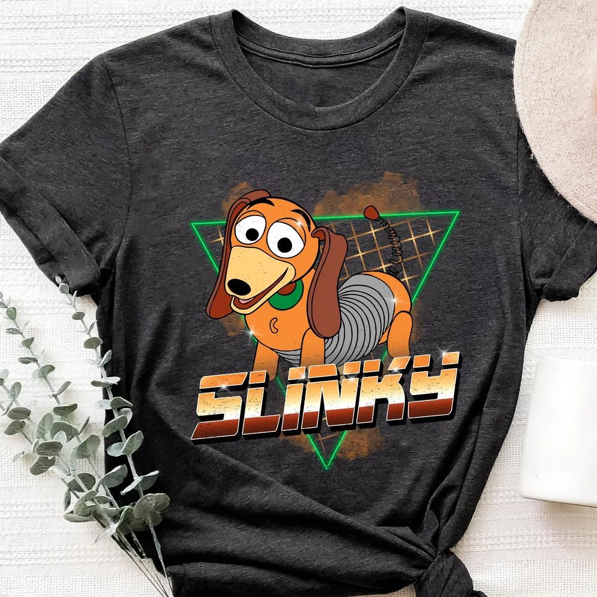 Slinky Dog 80s Retro Toy Story ABS Of Steel Shirt 4 1