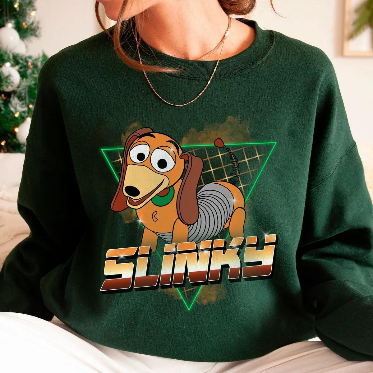 Slinky Dog 80s Retro Toy Story ABS Of Steel Shirt 5 1