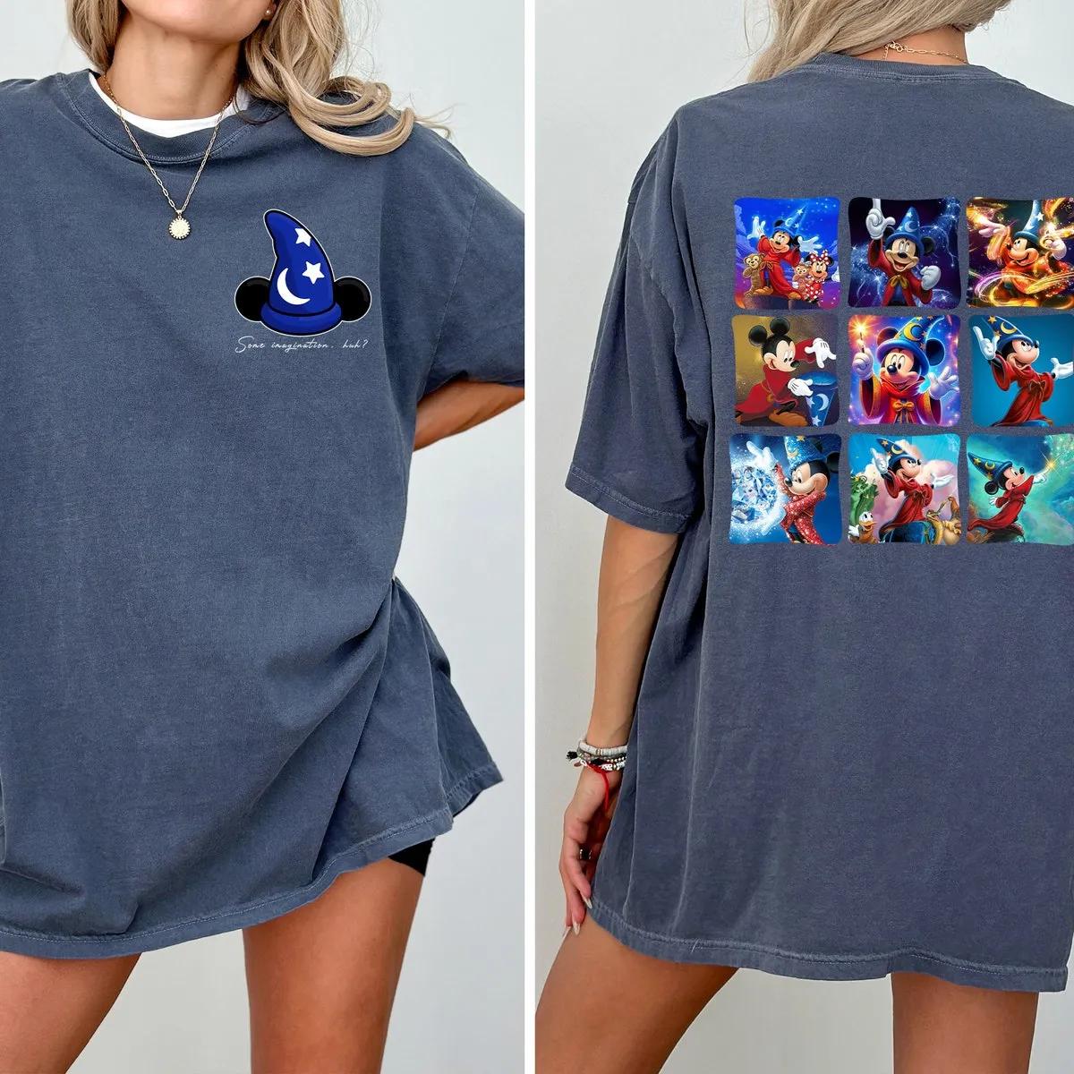 Some Imagination Huh The Magician Mickey Fantasia Shirt 5 1