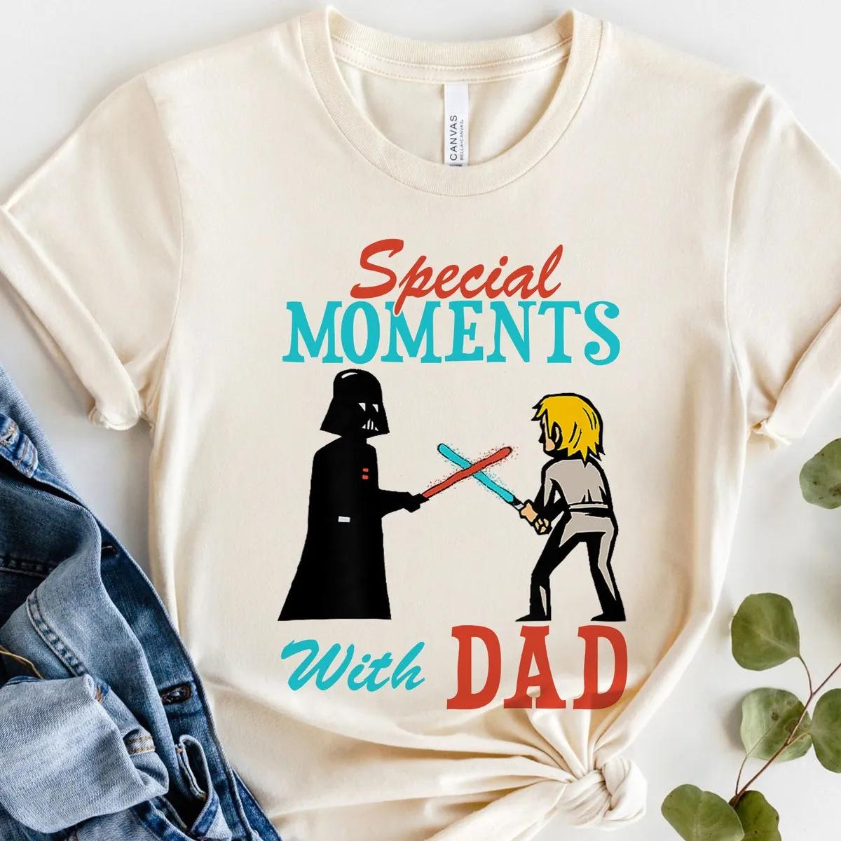 Special Moments With Dad Darth Vader And Luke Shirt 4