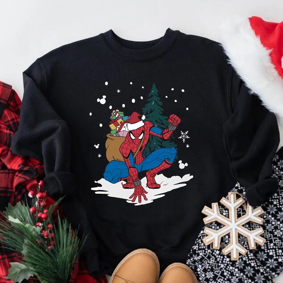 Spiderman Christmas Disney Shirt 1 1