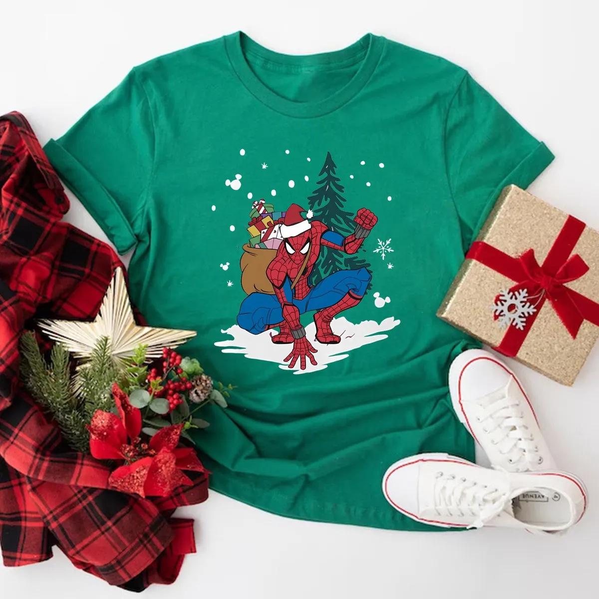 Spiderman Christmas Disney Shirt 3 1