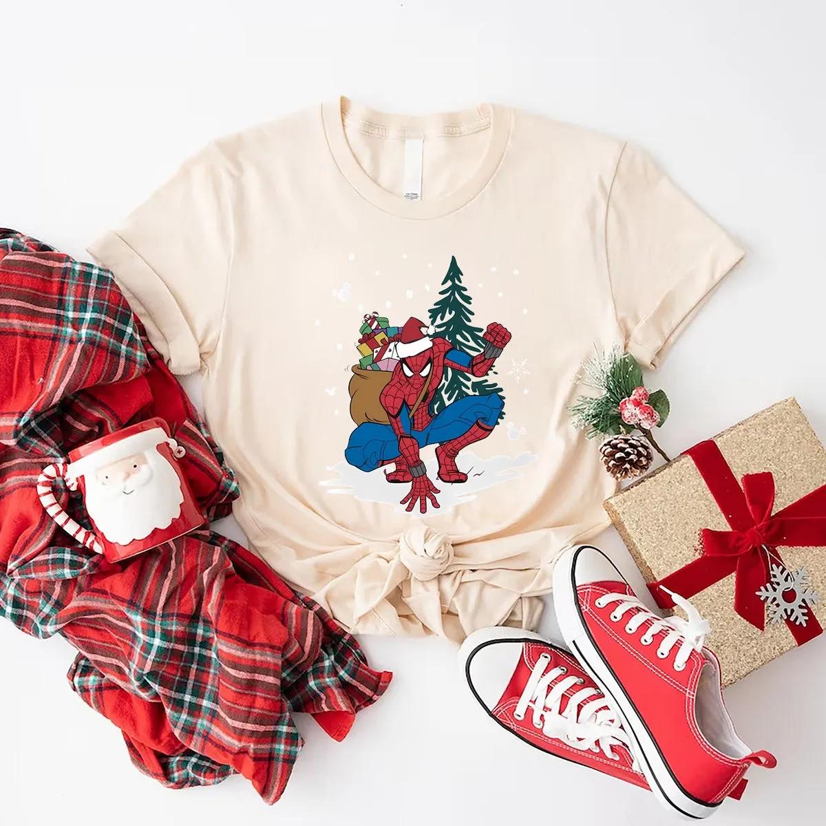 Spiderman Christmas Disney Shirt 4 1