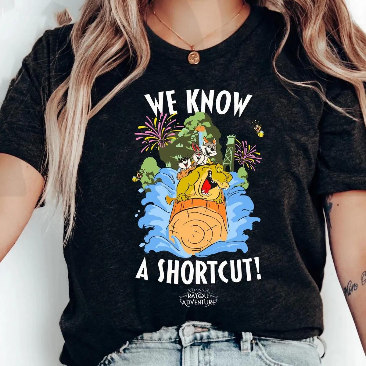 Splash Mountain Louis Alligator We Know A Shortcut Shirt 1