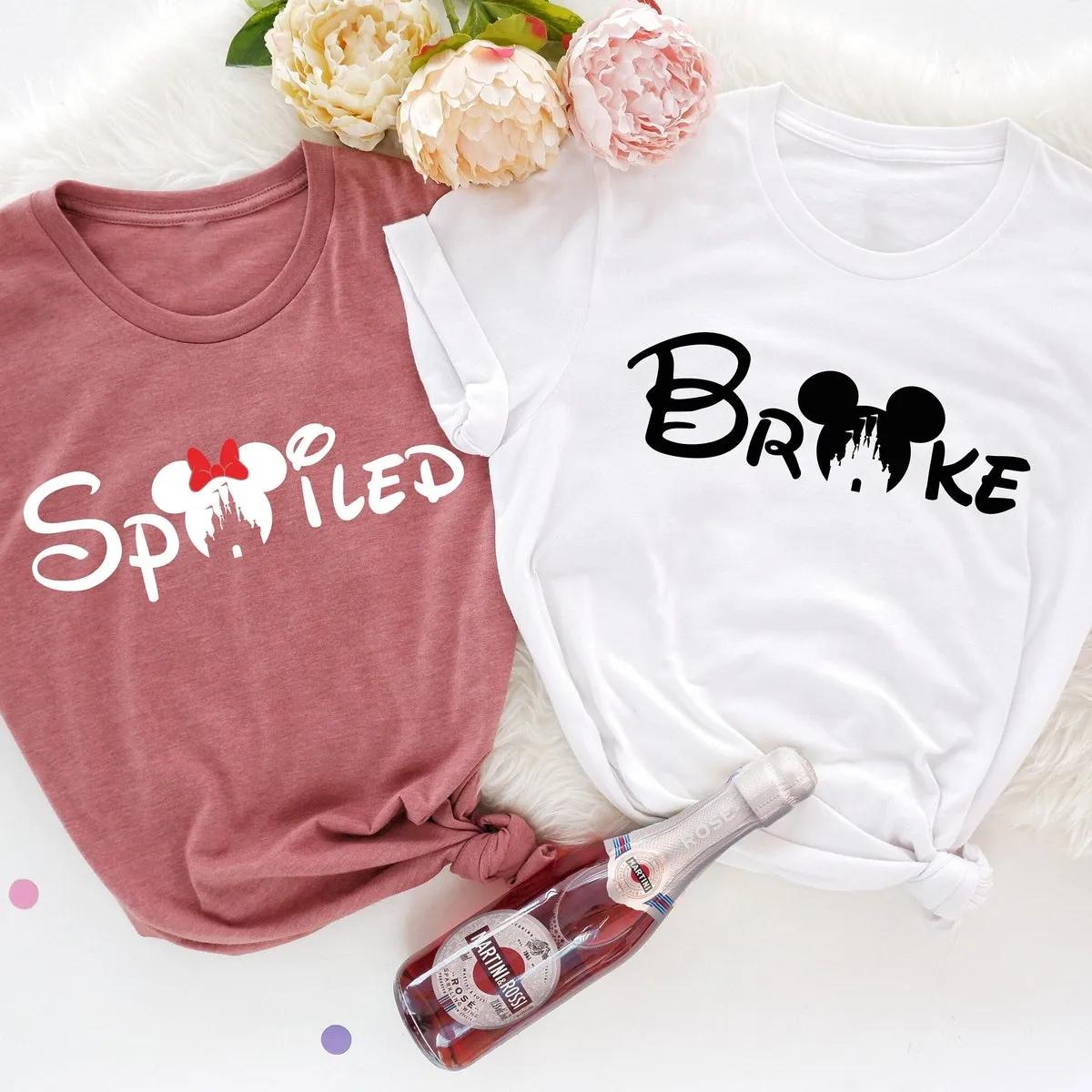 Spoiled Broke Matching Trip Shirt 1