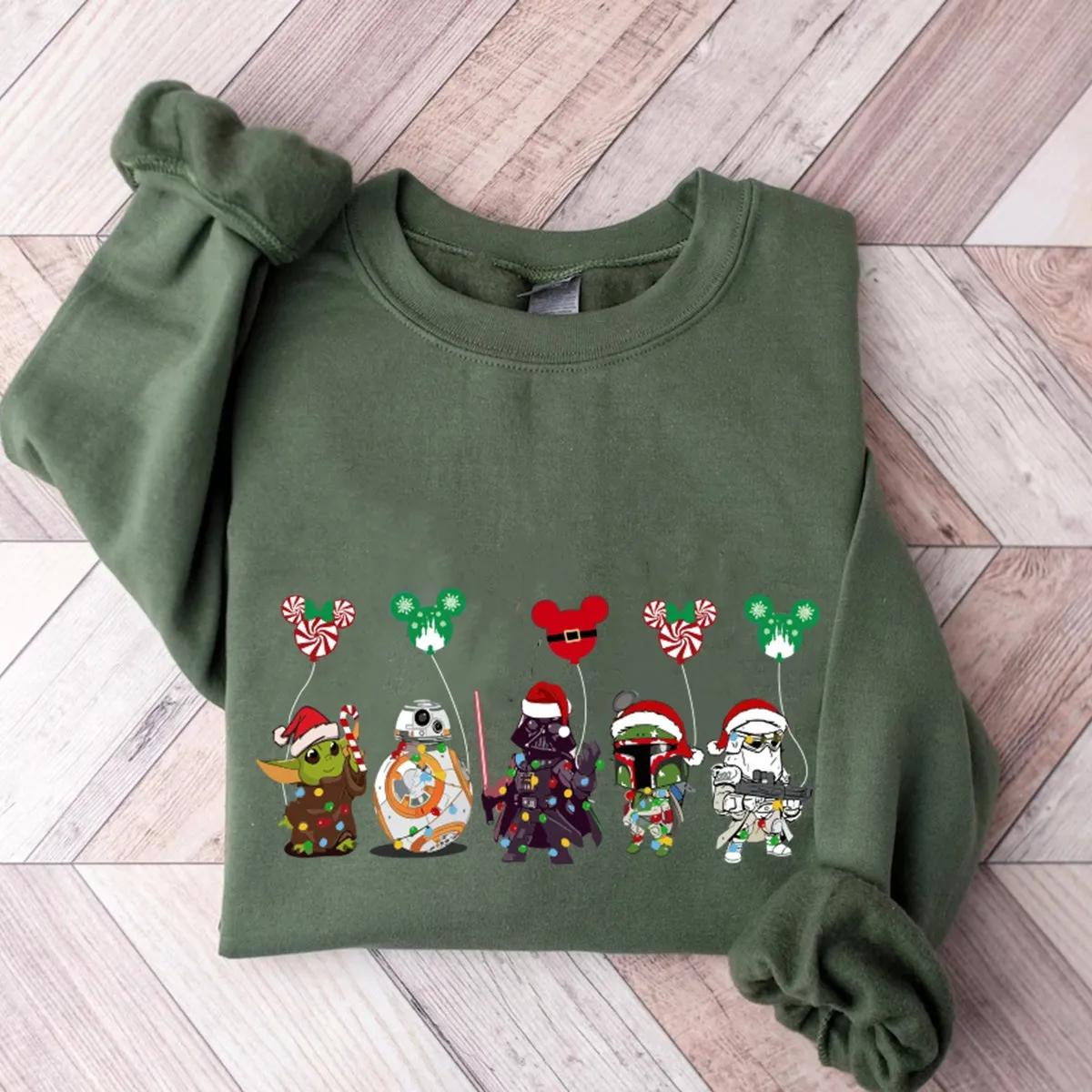 Star Wars Baby Yoda Christmas Shirt 2 1