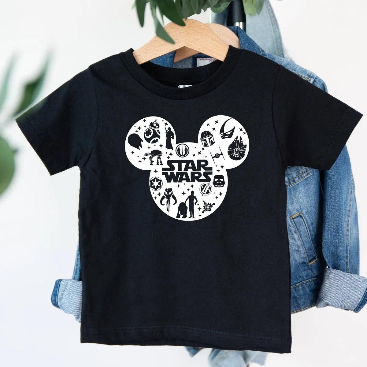 Star Wars Disney Shirt Mickey Mouse R2D2 First Trip Characters 1 1