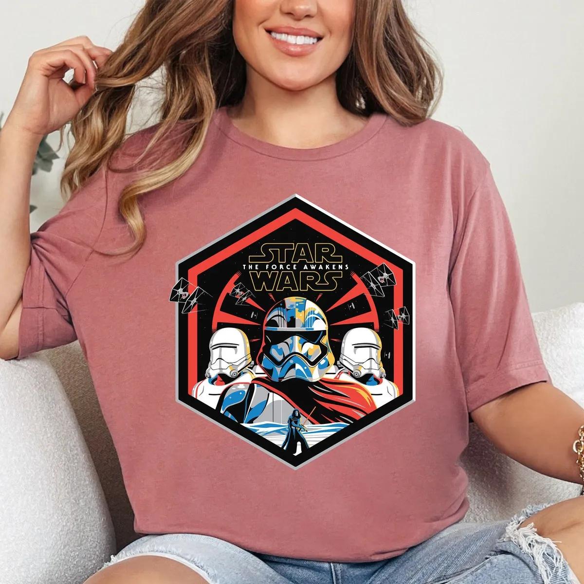 Star Wars Force Awakens Shirt The Mandalorian Disney Tee 3 1