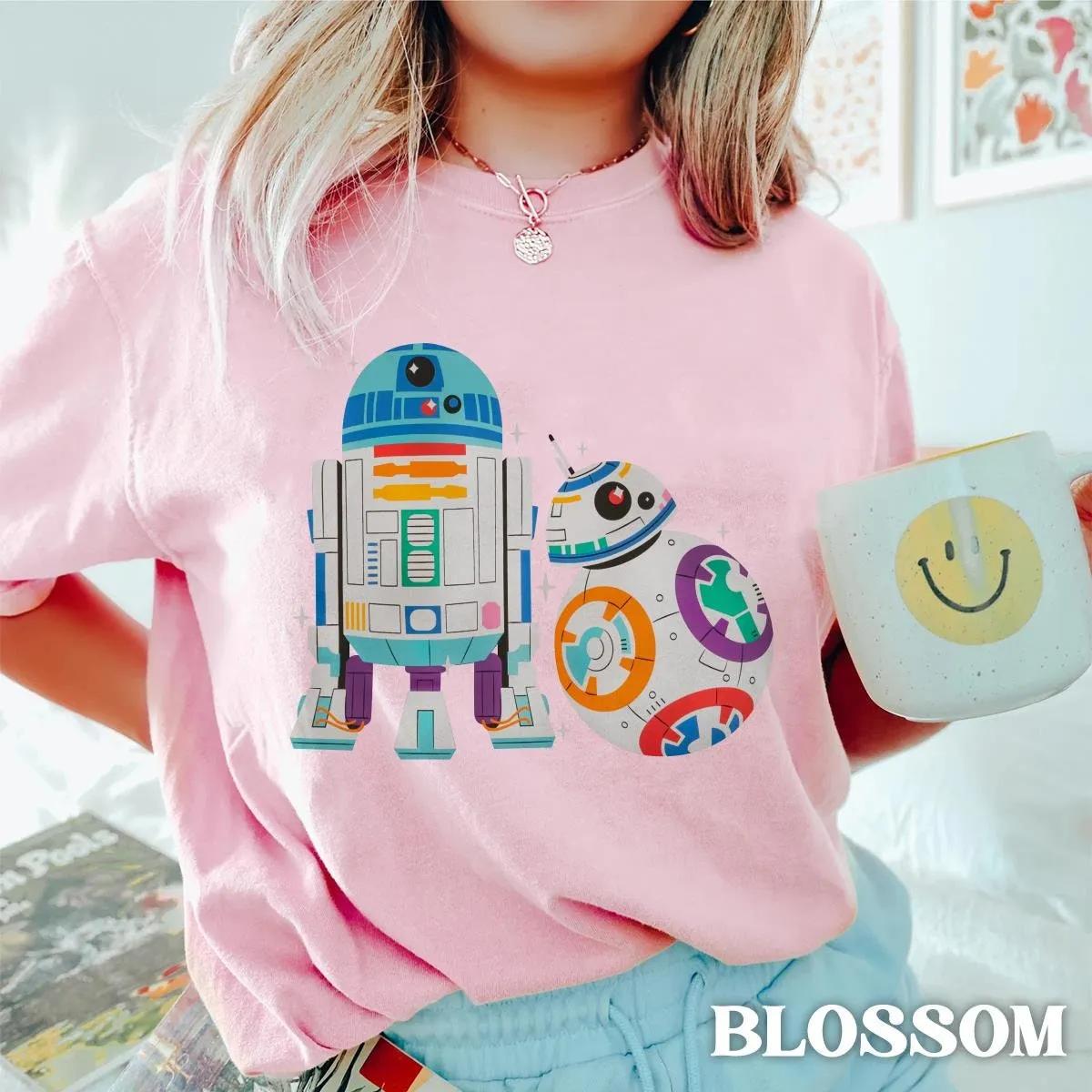 Star Wars Rainbow R2 D2 BB 8 Shirt 4