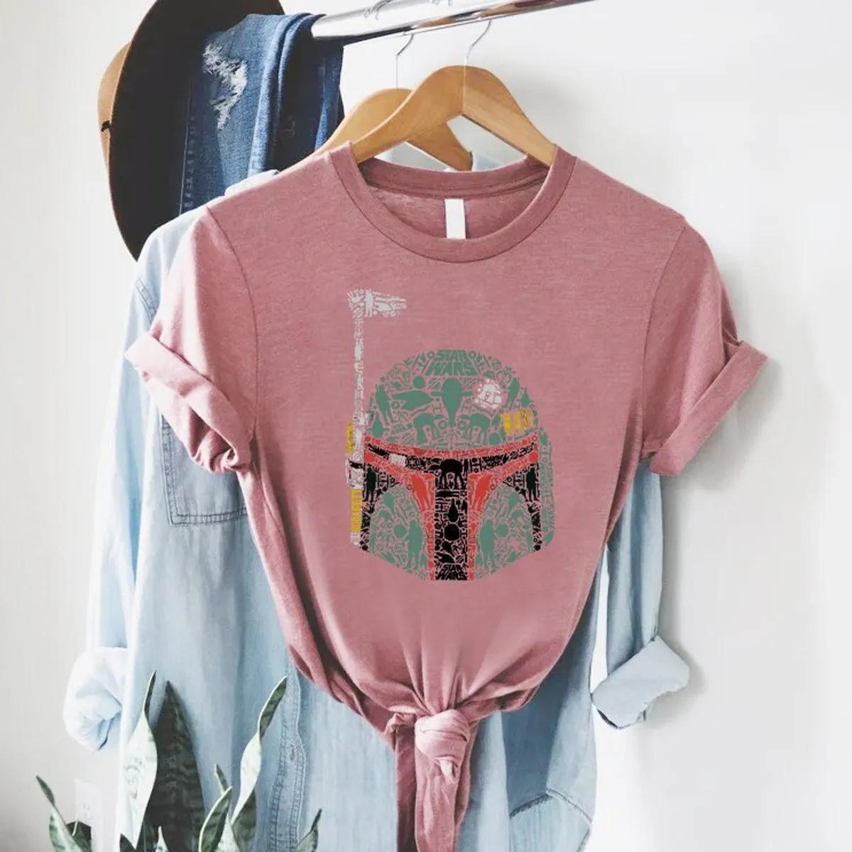 Star Wars Shirt Star Wars Boba Fett Helmet 3 1