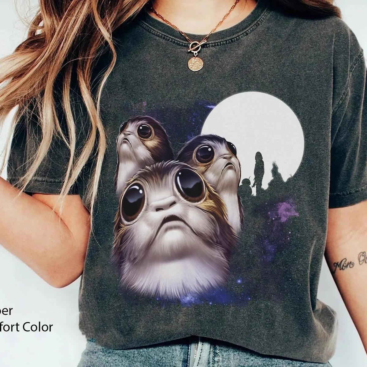 Star Wars Three Moon Porg Disney Shirt 1 1