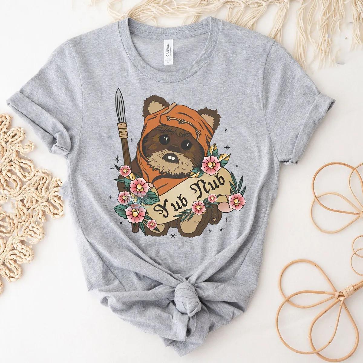 Star Wars Wicket Ewok Endor Yub Nub Tattoo Art Shirt 2