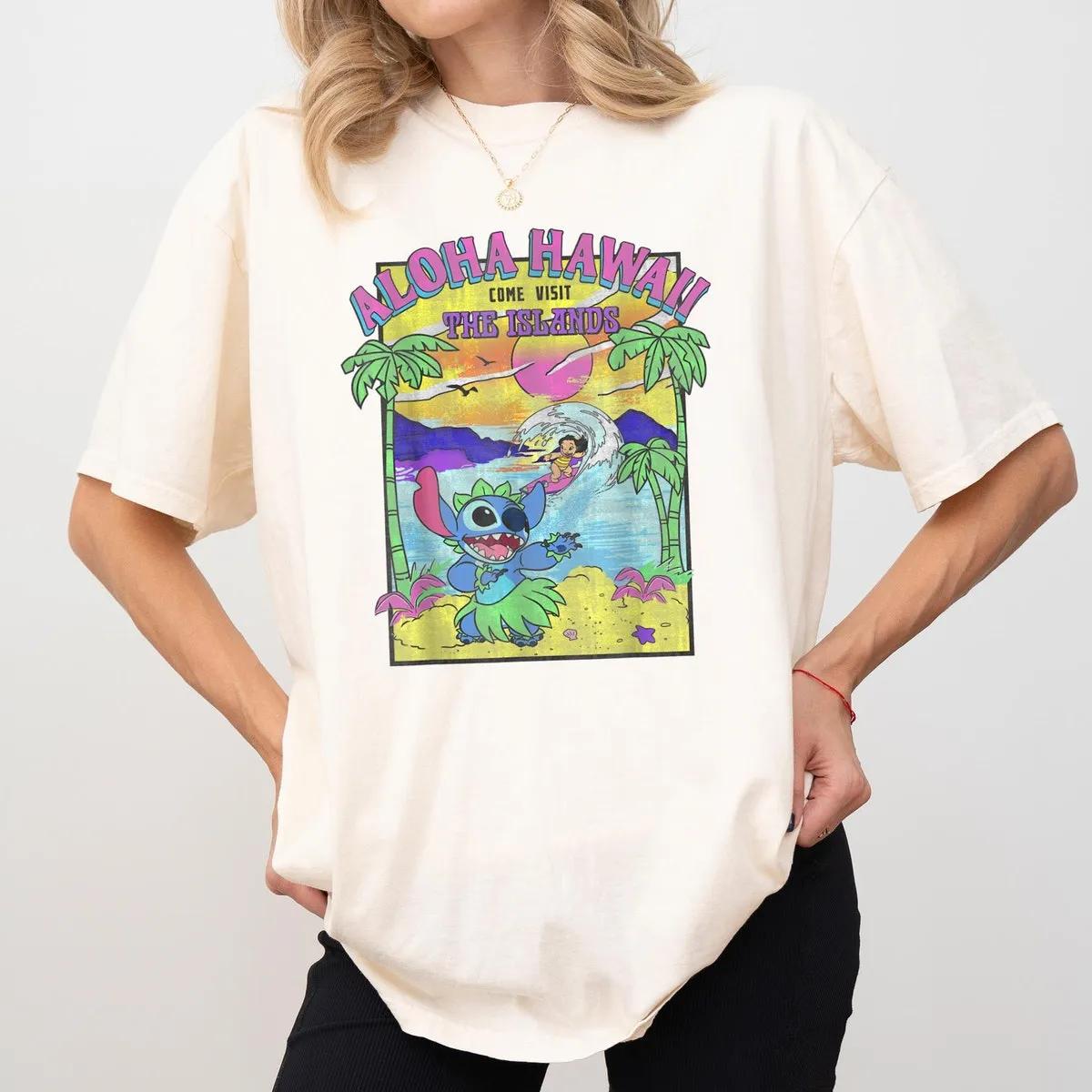 Stitch Aloha Hawaii Stitch and Lilo Shirt 2