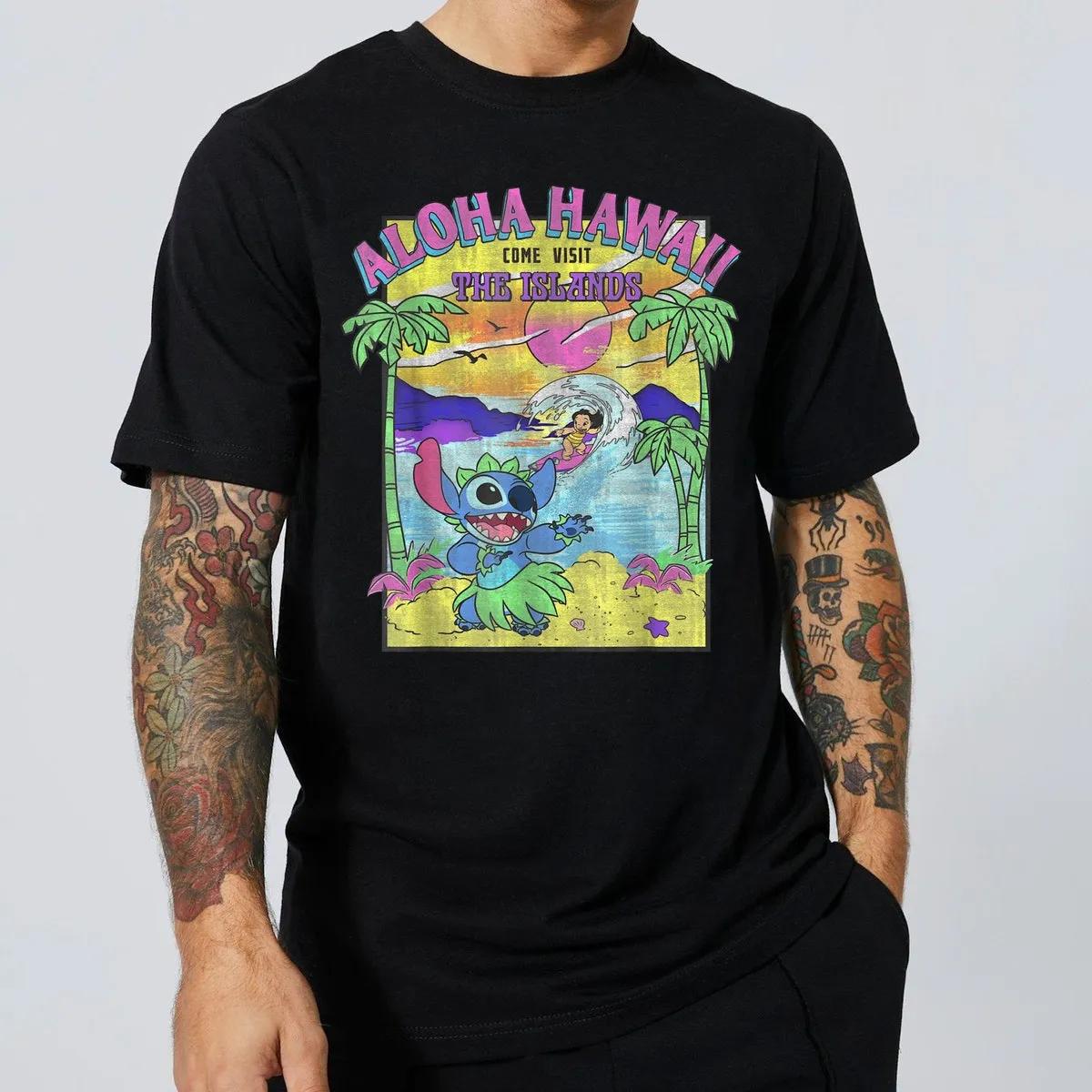 Stitch Aloha Hawaii Stitch and Lilo Shirt 5