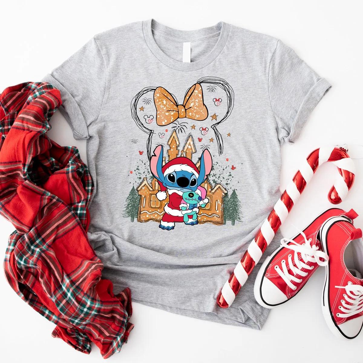 Stitch Christmas Shirt Disney Family Christmas Party 2024 Tee 3 1