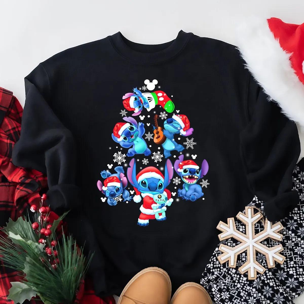 Stitch Disney Christmas Shirt 1 1 1