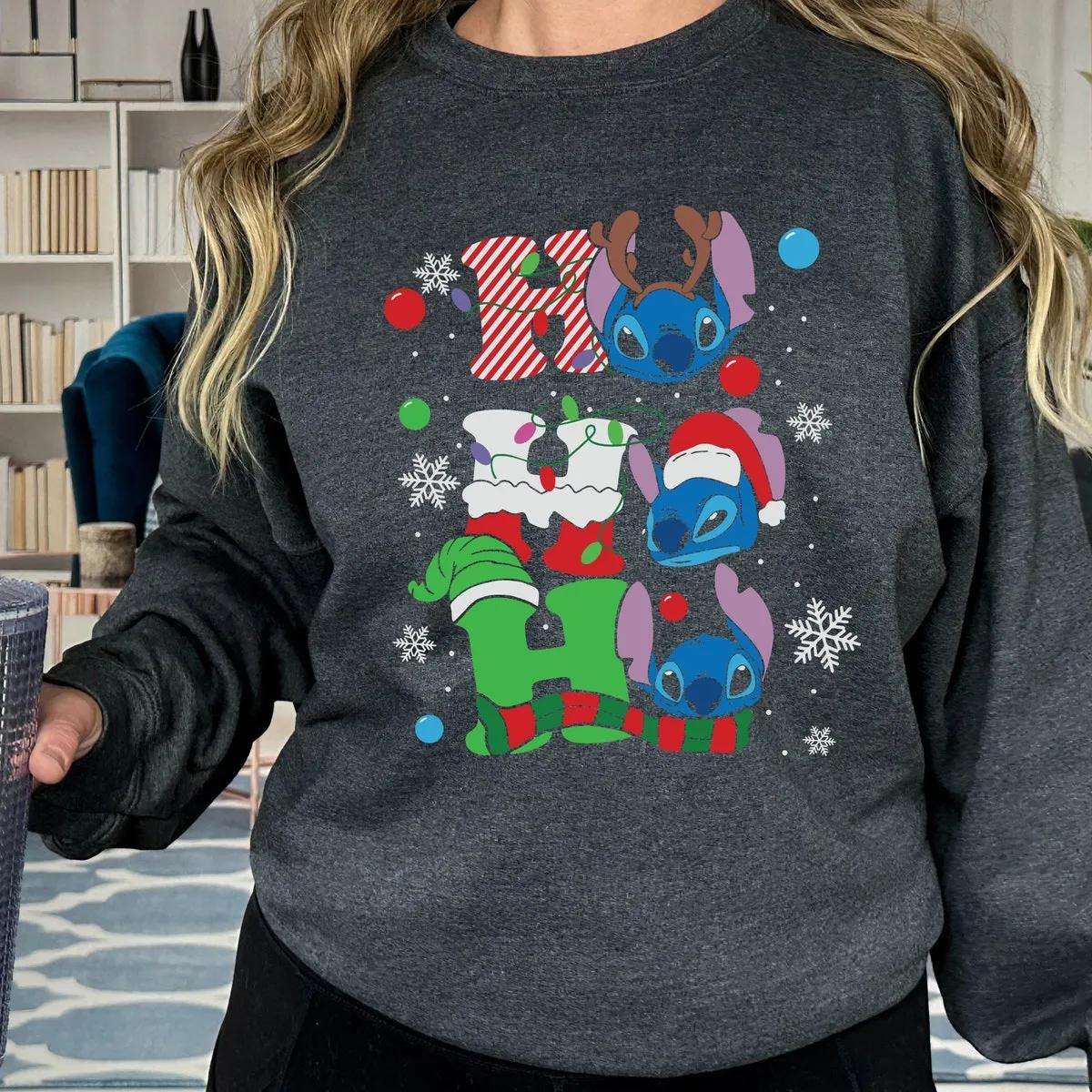 Stitch Disney Christmas Shirt 1 2 1