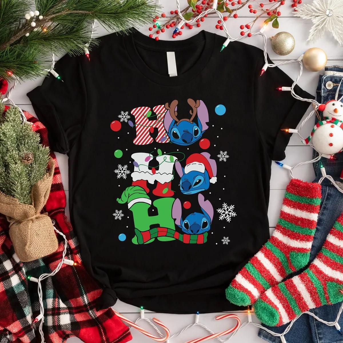 Stitch Disney Christmas Shirt 2 2 1