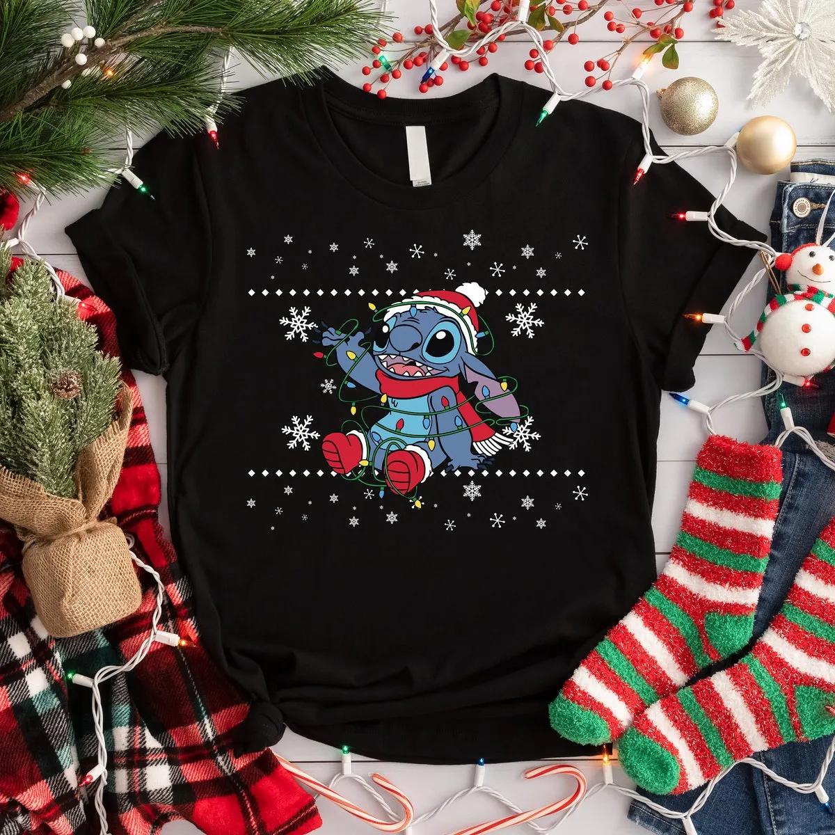 Stitch Disney Christmas Shirt 3 3 1