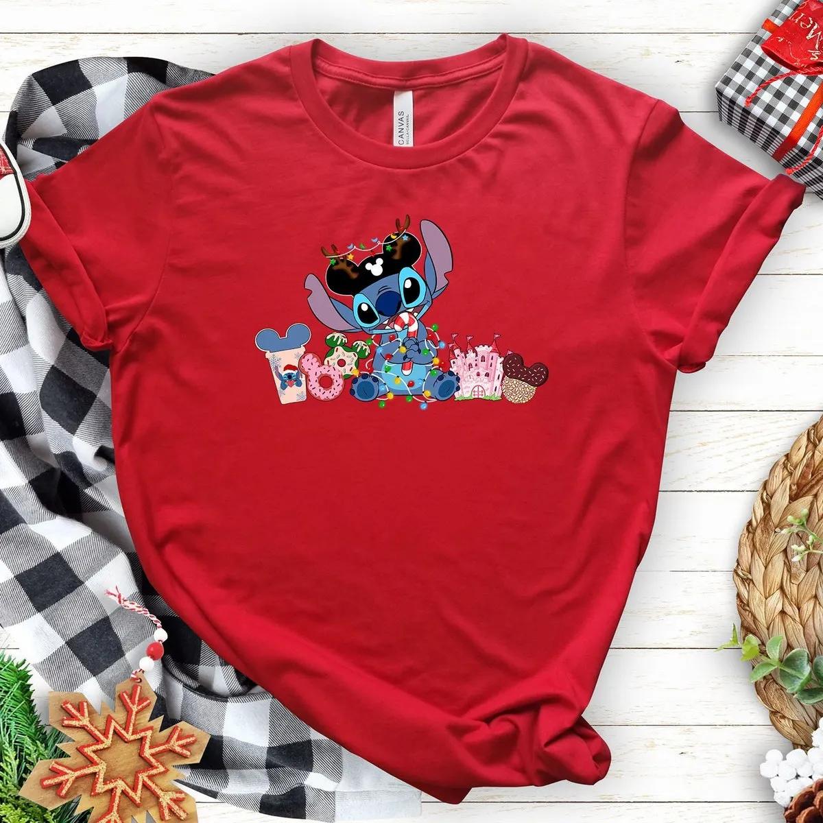 Stitch Disney Christmas Shirt 4 4