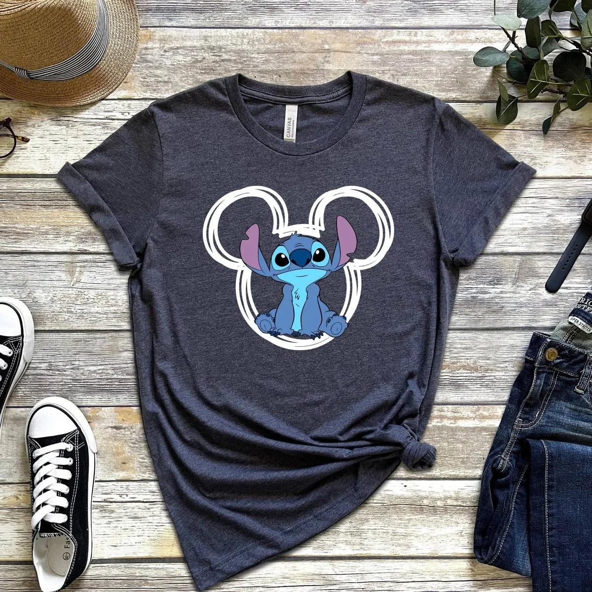 Stitch Disney Shirt Mickey Disneyworld Vacation Tee 2 1