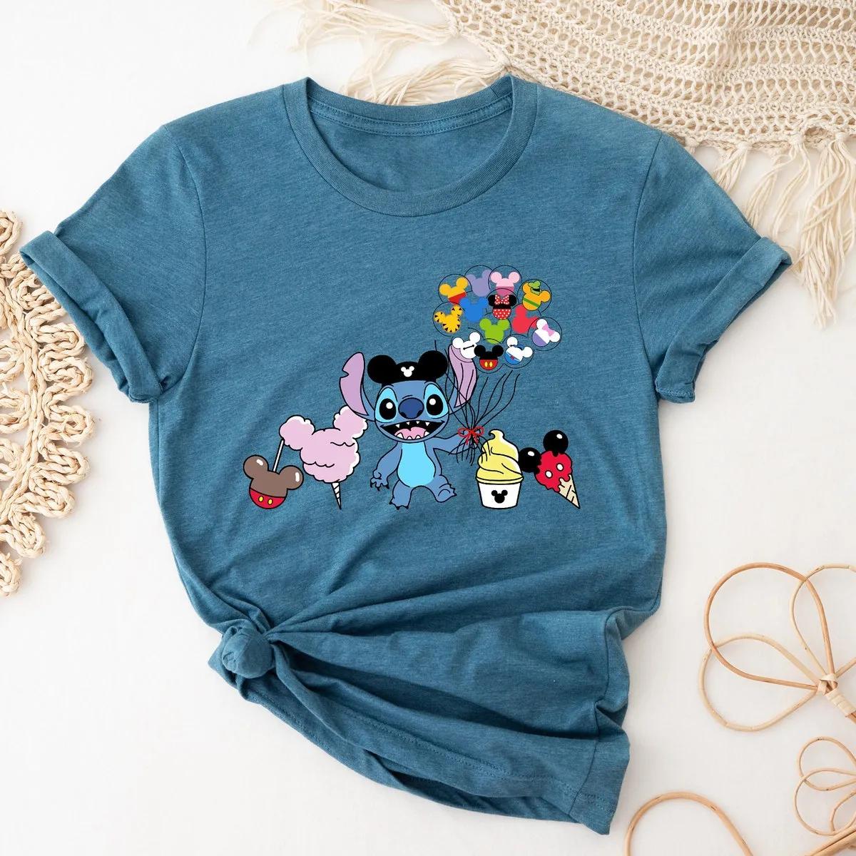 Stitch Disney Shirt Stitch Snacks Tee 2 1